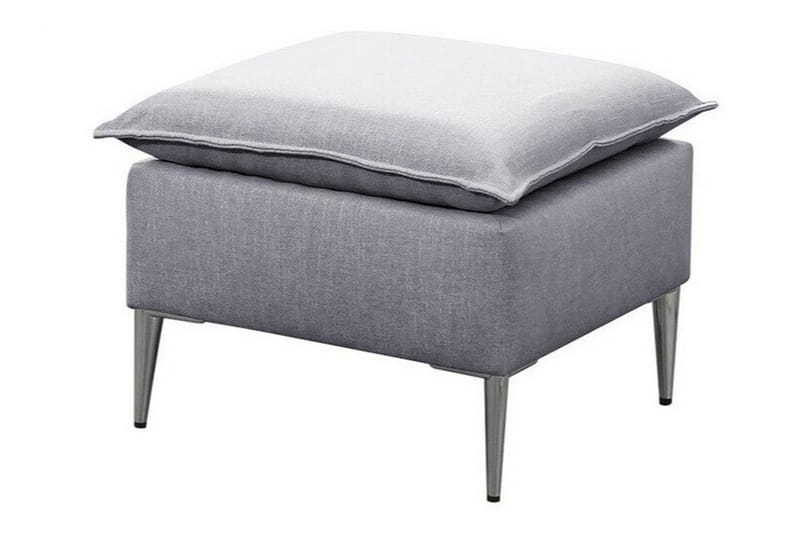 Staffin Fotpall 50 cm Light grey/Dark grey