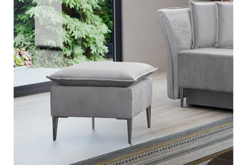 Staffin Fotpall 50 cm Light grey/Dark grey - Möbler - Fåtölj & stolar - Pall & puff - Fotpallar