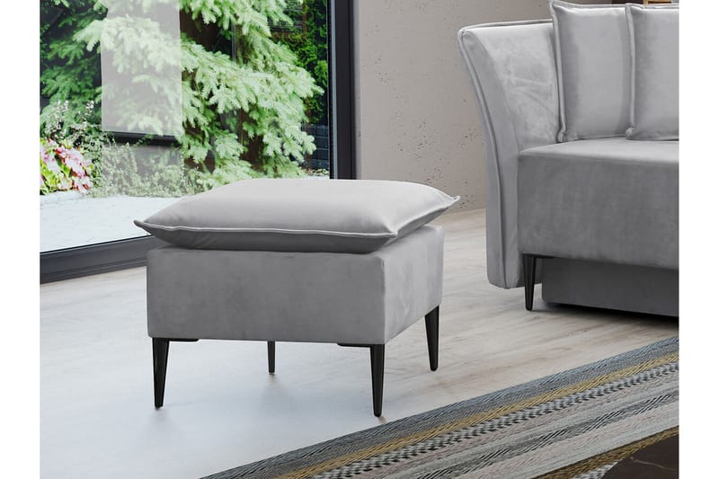 Staffin Fotpall 50 cm Ljusgrå - Möbler - Fåtölj & stolar - Pall & puff - Fotpallar