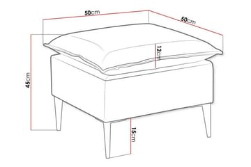 Staffin Fotpall 50 cm - Möbler - Fåtölj & stolar - Pall & puff - Fotpallar