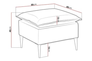Staffin Fotpall 50 cm - Möbler - Fåtölj & stolar - Pall & puff - Fotpallar