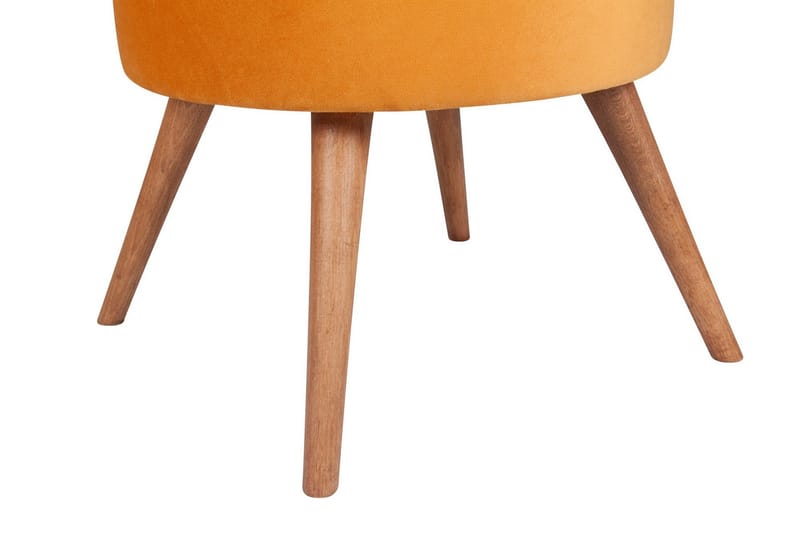 Stefanescu Fotpall - Orange - Möbler - Fåtölj & stolar - Pall & puff - Fotpallar
