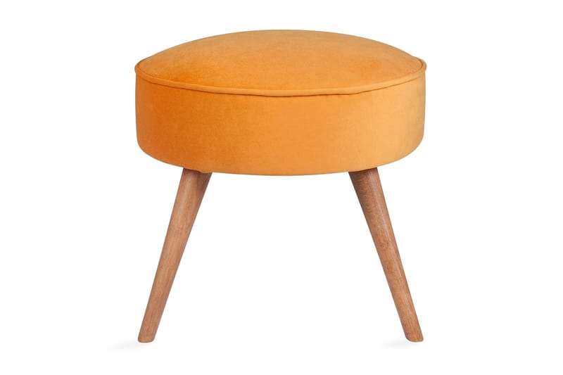 Stefanescu Fotpall - Orange - Möbler - Fåtölj & stolar - Pall & puff - Fotpallar