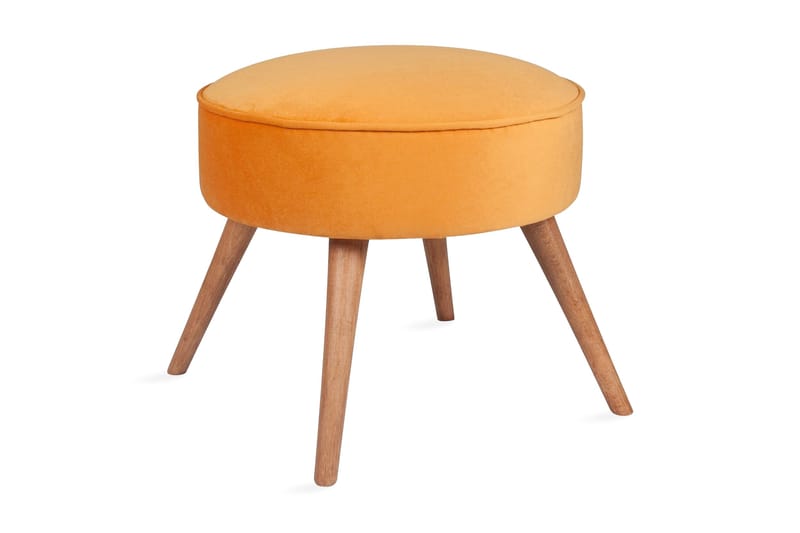 Stefanescu Fotpall - Orange - Möbler - Fåtölj & stolar - Pall & puff - Fotpallar