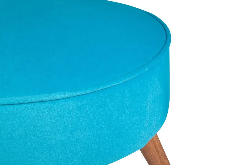 Stefanescu Fotpall - Turkos - Möbler - Fåtölj & stolar - Pall & puff - Fotpallar