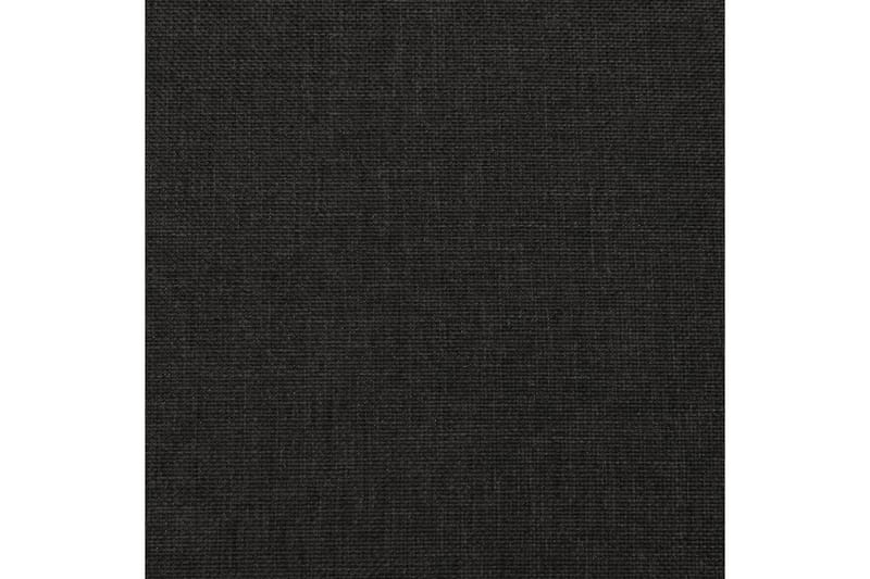 Fotpall svart 78x56x32 cm tyg - Svart - Fotpallar