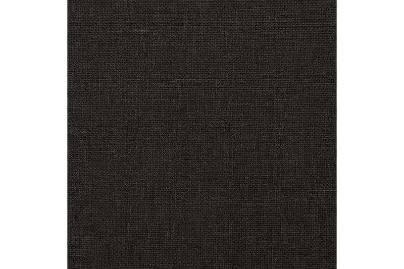 Fotpall svart 78x56x32 cm tyg - Svart - Fotpallar