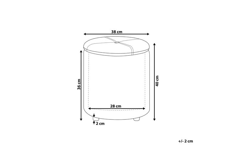Syosset Fotpall med Förvaring - Svart - Möbler - Fåtölj & stolar - Pall & puff - Fotpallar