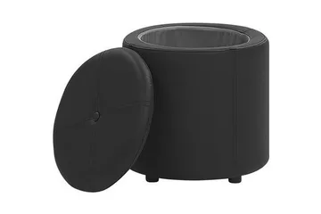 Syosset Fotpall med Förvaring - Svart - Möbler - Fåtölj & stolar - Pall & puff - Fotpallar