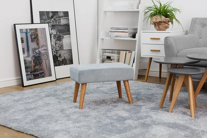 Takoma Fotpall 30|50 cm - Grå - Möbler - Fåtölj & stolar - Pall & puff - Fotpallar