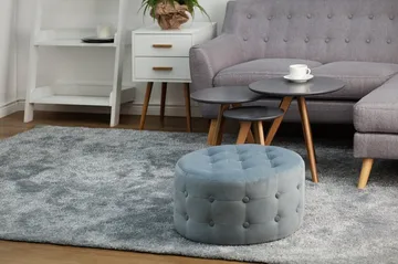 Tampa Fotpall 55|55 cm - Grå - Möbler - Fåtölj & stolar - Pall & puff - Fotpallar