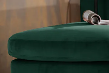 Teodin Fotpall Sammet - Grön - Möbler - Fåtölj & stolar - Pall & puff - Fotpallar