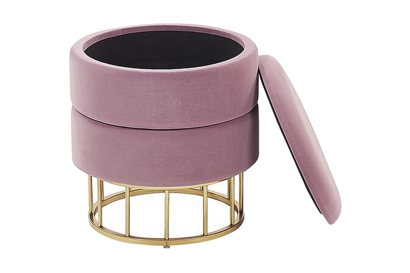 Tomakulla Fotpall med Förvaring - Rosa - Möbler - Fåtölj & stolar - Pall & puff - Fotpallar