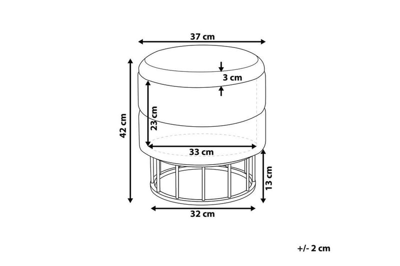 Tomakulla Fotpall med Förvaring - Rosa - Möbler - Fåtölj & stolar - Pall & puff - Fotpallar