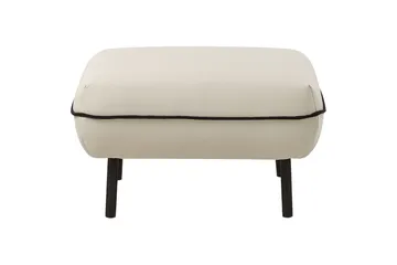 Fotpall Tonsberg Beige/svart - Beige/svart - Möbler - Fåtölj & stolar - Pall & puff - Fotpallar