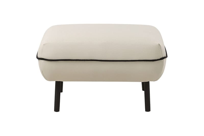 Fotpall Tonsberg Beige/svart - Beige/svart - Möbler - Fåtölj & stolar - Pall & puff - Fotpallar