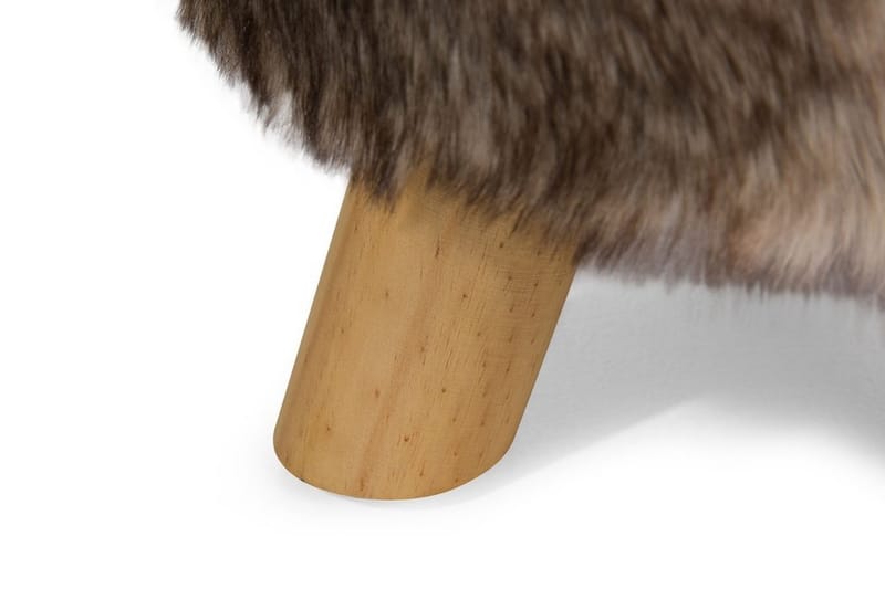 Topeka Fotpall 33|33 cm - Brun - Möbler - Fåtölj & stolar - Pall & puff - Fotpallar