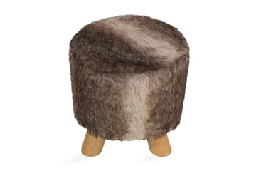 Topeka Fotpall 33|33 cm - Brun - Möbler - Fåtölj & stolar - Pall & puff - Fotpallar