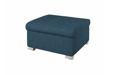 Trefor Fotpall 68 cm - Blå - Möbler - Fåtölj & stolar - Pall & puff - Fotpallar