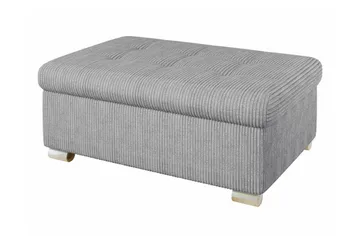 Trefor Fotpall 70 cm - Grå - Möbler - Fåtölj & stolar - Pall & puff - Fotpallar