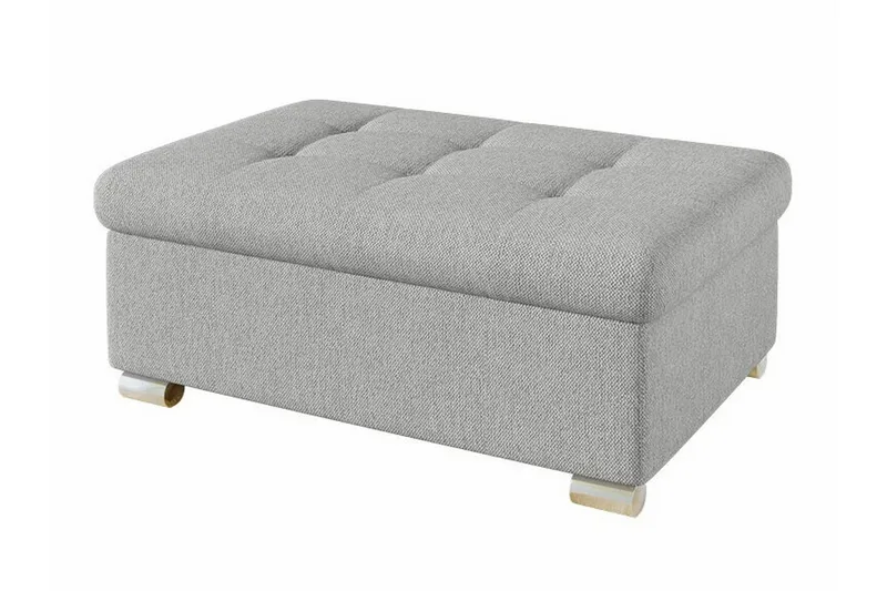 Trefor Fotpall 70 cm Ljusgrå