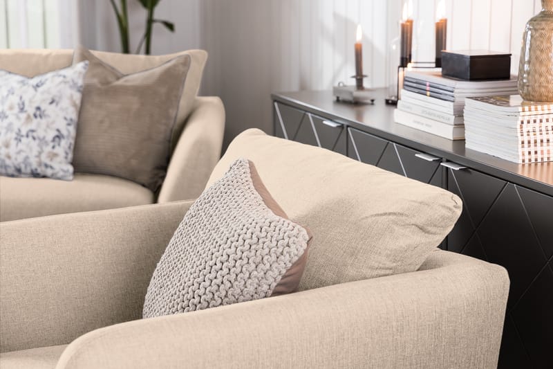 Trend Fotpall - Beige|Grå - Möbler - Fåtölj & stolar - Pall & puff - Fotpallar