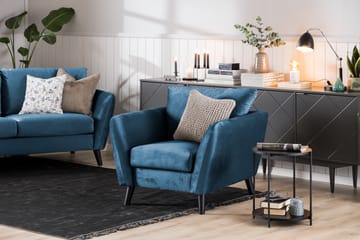 Trend Fotpall - Blå - Möbler - Fåtölj & stolar - Pall & puff - Fotpallar