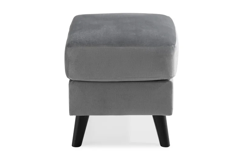 Trend Fotpall - Ljusgrå Sammet - Möbler - Fåtölj & stolar - Pall & puff - Fotpallar
