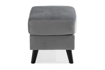 Trend Fotpall - Ljusgrå Sammet - Möbler - Fåtölj & stolar - Pall & puff - Fotpallar