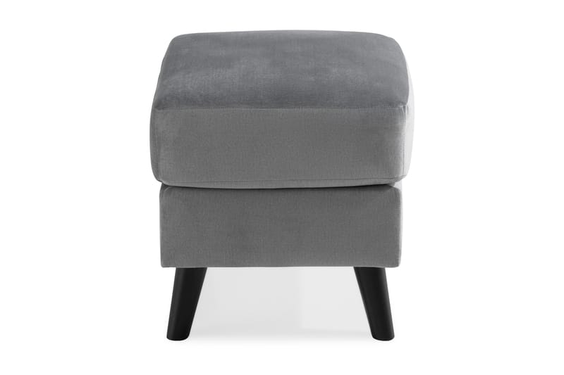 Trend Fotpall - Ljusgrå Sammet - Möbler - Fåtölj & stolar - Pall & puff - Fotpallar