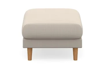 Trend Lyx Fotpall - Beige/Ek - Möbler - Fåtölj & stolar - Pall & puff - Fotpallar