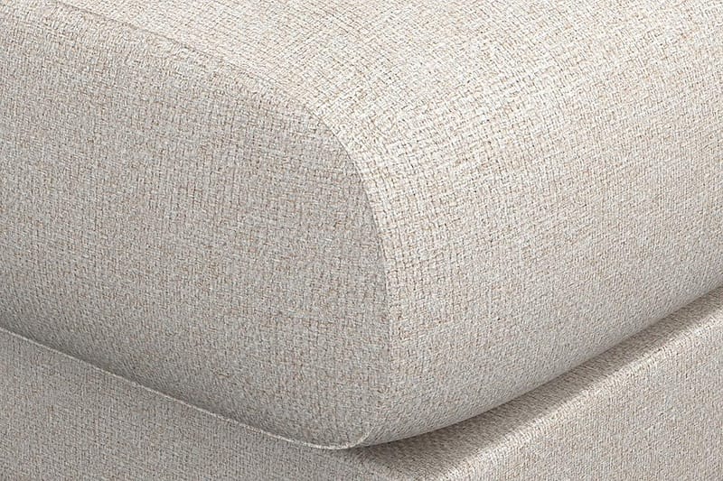 Trend Lyx Fotpall - Beige/Ek - Möbler - Fåtölj & stolar - Pall & puff - Fotpallar