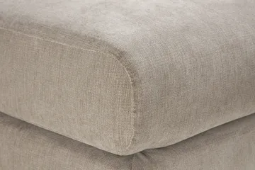 Trend Lyx Fotpall - Beige/Ek - Möbler - Fåtölj & stolar - Pall & puff - Fotpallar