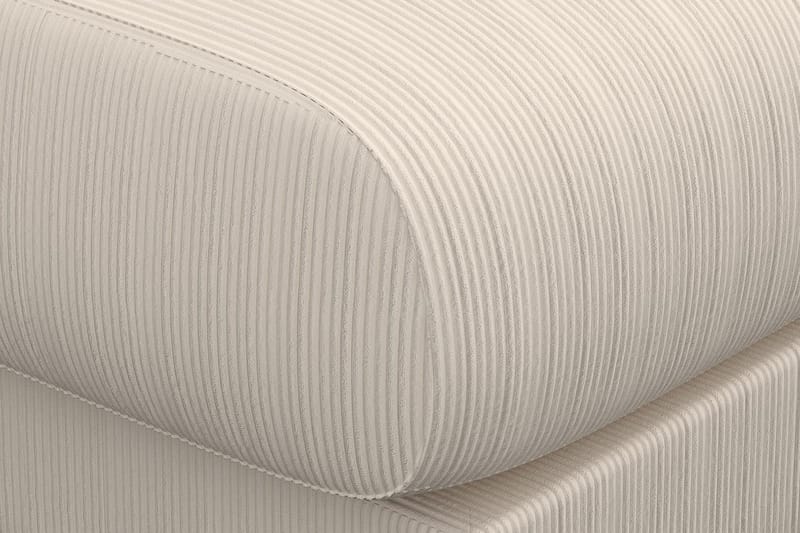 Trend Lyx Fotpall - Beige/Ek - Möbler - Fåtölj & stolar - Pall & puff - Fotpallar