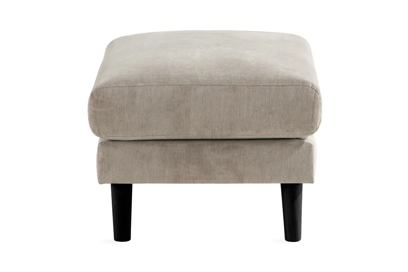 Trend Lyx Fotpall - Beige/Svart - Möbler - Fåtölj & stolar - Pall & puff - Fotpallar