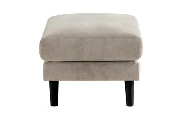 Trend Lyx Fotpall - Beige/Svart - Möbler - Fåtölj & stolar - Pall & puff - Fotpallar