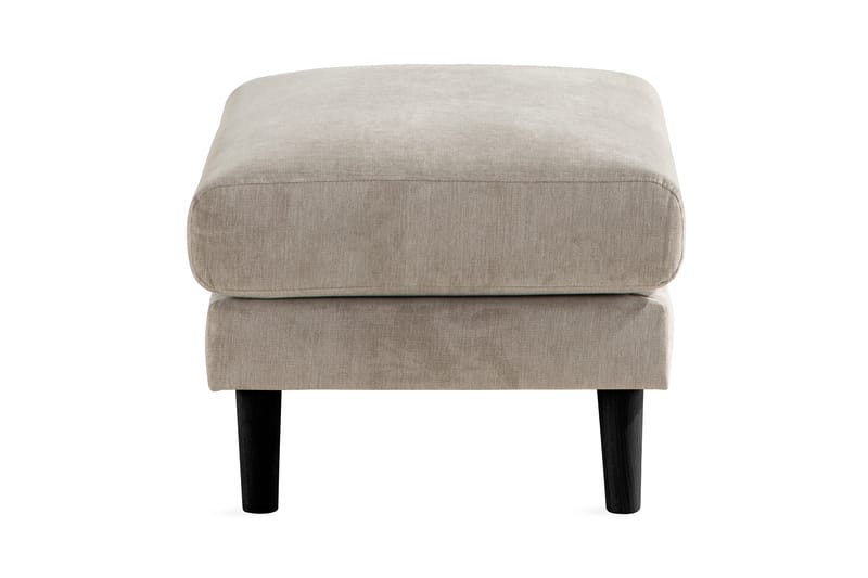 Trend Lyx Fotpall - Beige/Svart - Möbler - Fåtölj & stolar - Pall & puff - Fotpallar