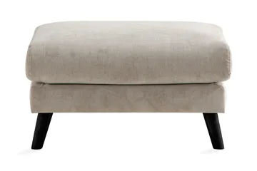 Trend Lyx Fotpall - Beige/Svart - Möbler - Fåtölj & stolar - Pall & puff - Fotpallar