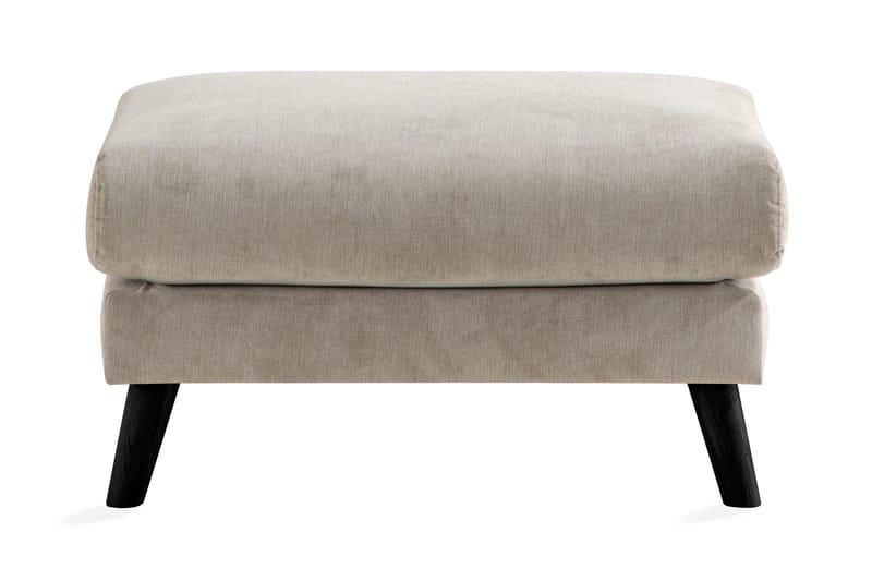Trend Lyx Fotpall - Beige/Svart - Möbler - Fåtölj & stolar - Pall & puff - Fotpallar