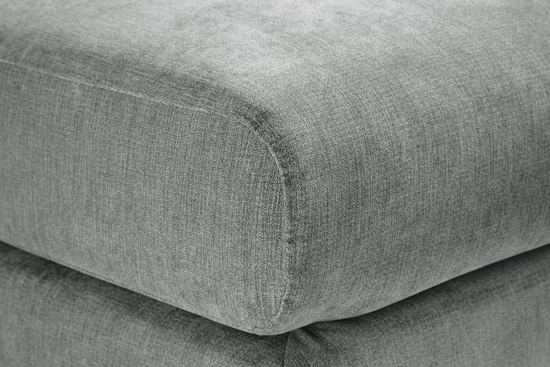 Trend Lyx Fotpall - Grå/Ek - Möbler - Fåtölj & stolar - Pall & puff - Fotpallar
