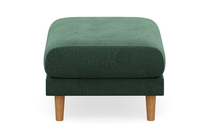 Trend Lyx Fotpall - Grön/Ek - Möbler - Fåtölj & stolar - Pall & puff - Fotpallar