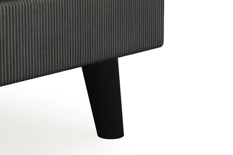 Trend Lyx Fotpall - Mörkgrå Manchester - Möbler - Fåtölj & stolar - Pall & puff - Fotpallar
