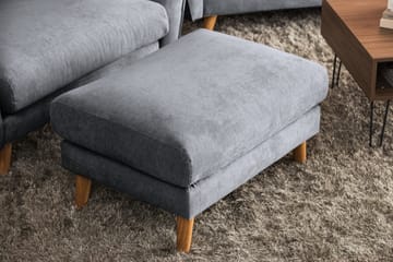 Trend Lyx Fotpall - Mörkgrå - Möbler - Fåtölj & stolar - Pall & puff - Fotpallar