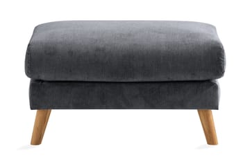 Trend Lyx Fotpall - Mörkgrå/Ek - Möbler - Fåtölj & stolar - Pall & puff - Fotpallar