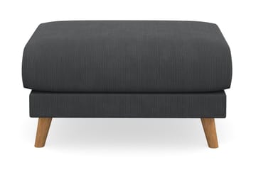 Trend Lyx Fotpall - Mörkgrå/Ek - Möbler - Fåtölj & stolar - Pall & puff - Fotpallar