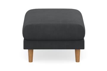 Trend Lyx Fotpall - Mörkgrå/Ek - Möbler - Fåtölj & stolar - Pall & puff - Fotpallar