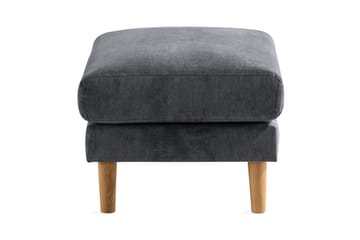 Trend Lyx Fotpall - Mörkgrå/Ek - Möbler - Fåtölj & stolar - Pall & puff - Fotpallar