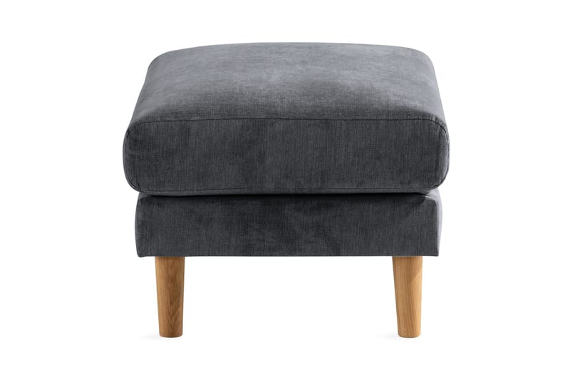 Trend Lyx Fotpall - Mörkgrå/Ek - Möbler - Fåtölj & stolar - Pall & puff - Fotpallar
