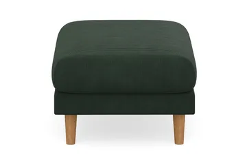 Trend Lyx Fotpall - Mörkgrön/Ek - Möbler - Fåtölj & stolar - Pall & puff - Fotpallar
