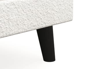 Trend Lyx Fotpall - Vit|Bouclé - Möbler - Fåtölj & stolar - Pall & puff - Fotpallar